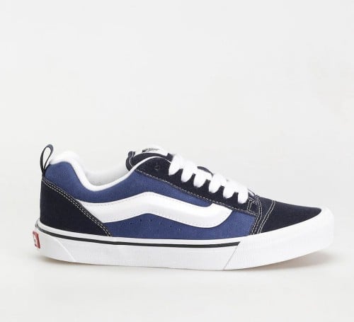 ‎‏ vans knu skool navy white