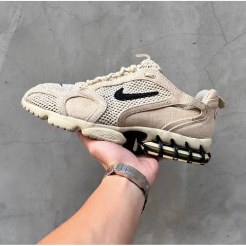 Nike x Stüssy Air Zoom Spiridon Caged 2 "Fossil"