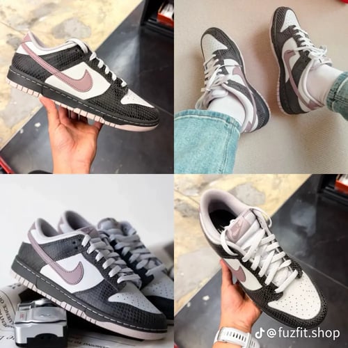Nike Dunk Low SE Snakeskin Men Casual Lifestyle Sh...