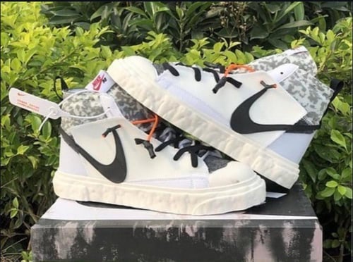 Nike Blazer leather high trainers