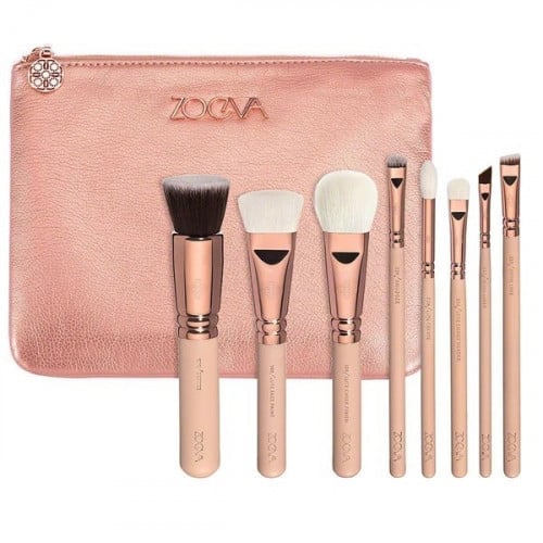 مجموعة فرش زويفا للعين والوجه 8فرش ZOEVA ROSE GOLD...