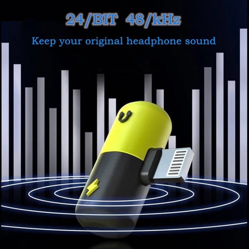 محول ايفون الى سماعة وشاحن