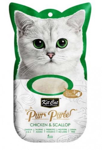 كت كات مكافئات دجاج ومحار مهروس 15غ×4 أكياس