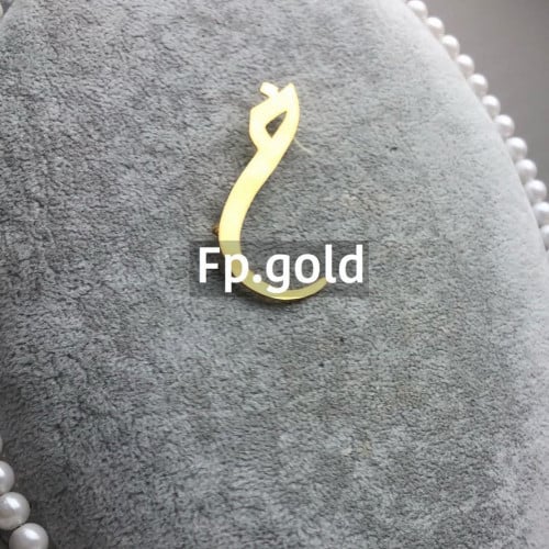 بروش مطلي ذهب او فضه حرف