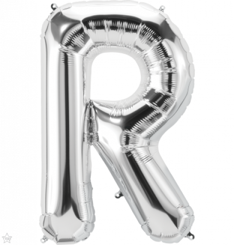 FOIL LARGE LETTER SILVER (عدد 5 قطع) R