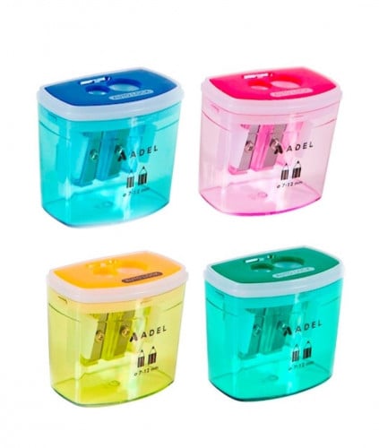 براية برأسين كبير 12mوصغير 7mأربع الوان , العلبة 1...