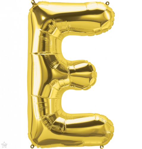 FOIL LARGE LETTER GOLD (عدد 5 قطع) E