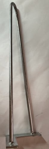 ارجل طاولات لون فضي بالحبه ارتفاع 50