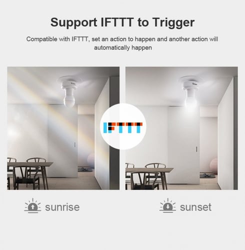 قاعدة لمبة ذكية واي فاي