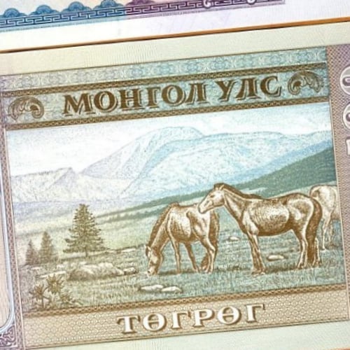منغوليا فئة 100 توغروغ انسر