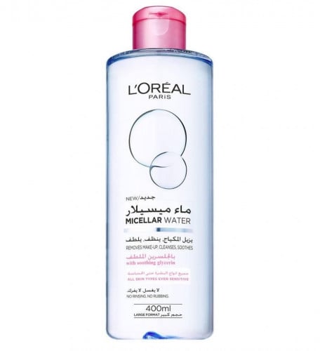 ماء ميسيلار بالجلسرين لتنظيف البشرة من لوريال باري...
