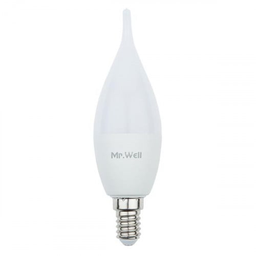 لمبة ليد 6W 100-240V (E14) اصفر