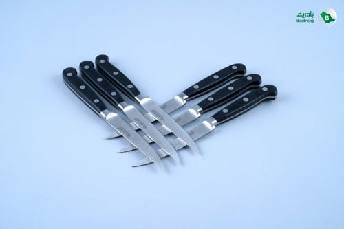 سكينة ستيك إيطالي يد أسود مقاس 11سم