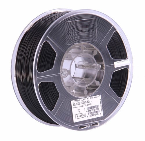 eSUN ABS+ (Black) 3D Filament 1.75Ø, 1kg