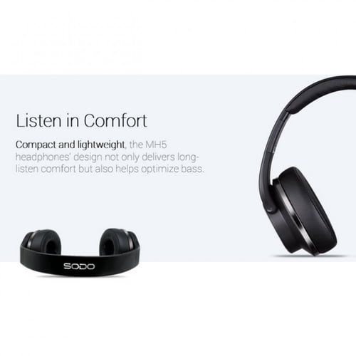 سماعة بلوتوث 2 في 1 أذن و اسبيكر MH5 ماركة SODO