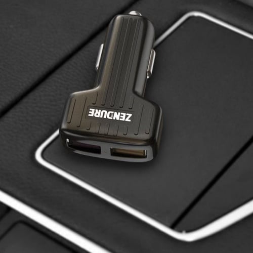 شاحن سيارة زندور بمنفذين يدعم تقنية الشحن السريع ك...