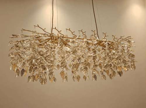 ثريا كريستال ستيل ذهبي 4040S