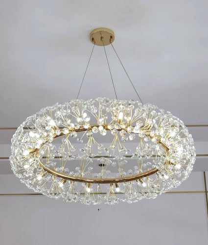 ثريا كريستال دائري راقي 60سم 9205/600