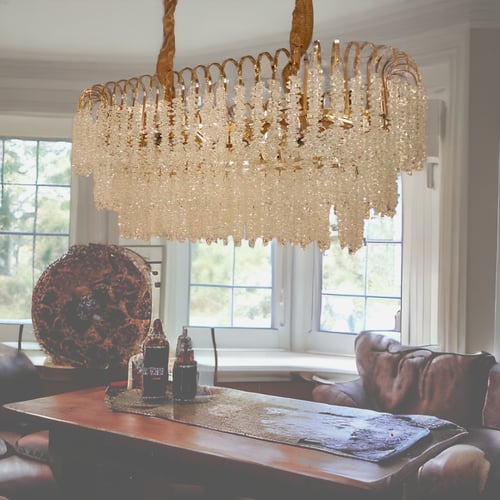 ثريا عناقيد الكريستال مستطيل 8411