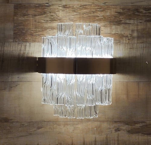 جداري ليد زجاج موديل حديث وراقي 1550