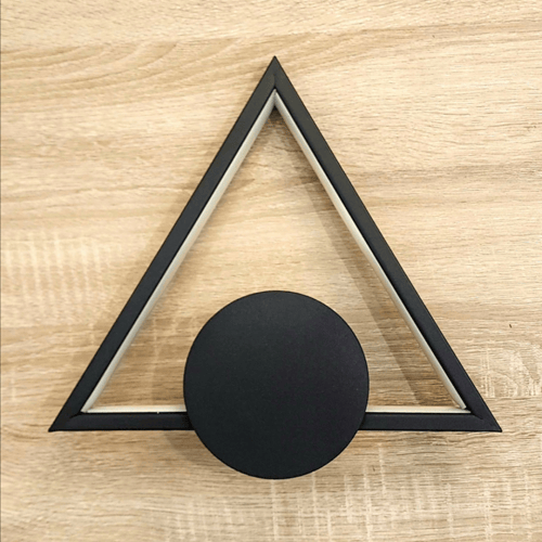 جداري ليد مودرن شكل مثلث 753