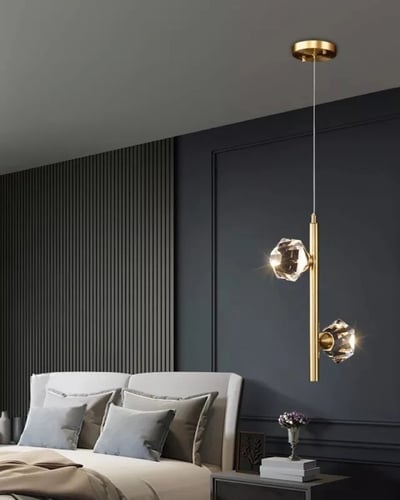 علاقي ذهبي مودرن ليد 3 اضاءات 369