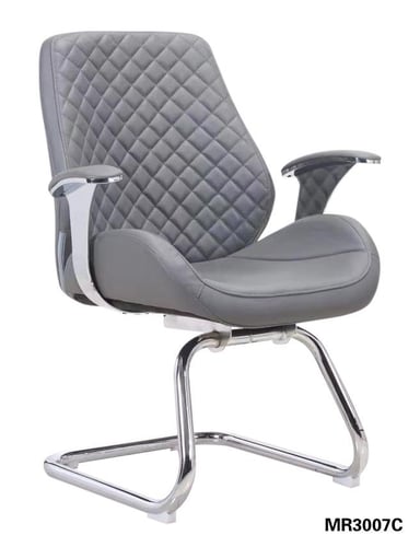 كرسي جلد ثابت