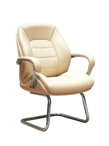 كرسي جلد ثابت