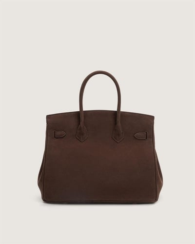 شنطة همس النسائية عملية باللون البني