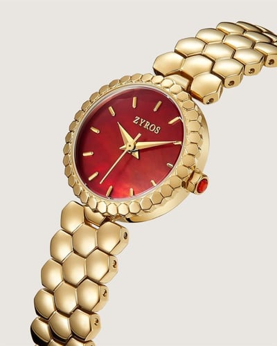 ساعة سدرة النسائية ستيل بلون ذهبي