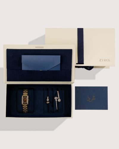 هدية نسائية ساعة و اسوارة وخاتم تكمل أناقتك