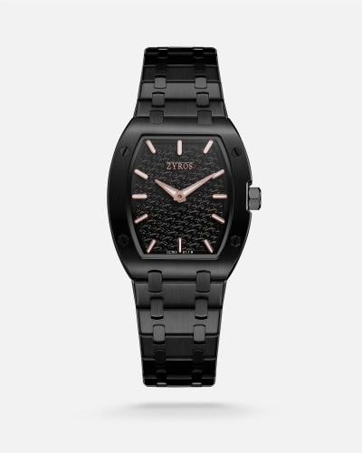 ساعة ستيل كرافت الرجالية بلون أسود