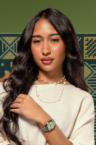 ساعة فخر النسائية ستيل بلون فضي