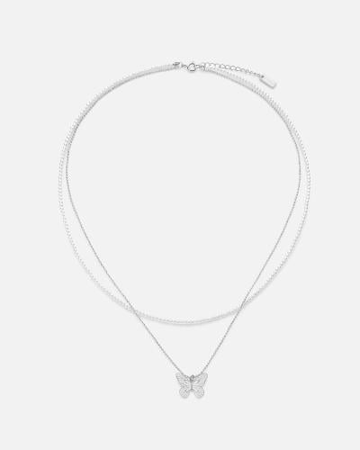 Charming Women's Necklace in Silver