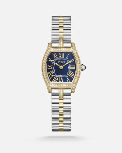 ساعة إمبيريال النسائية بلون ذهبي وفضي