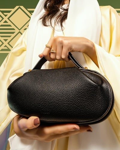 شنطة حُلم النسائية جلد بلون أسود