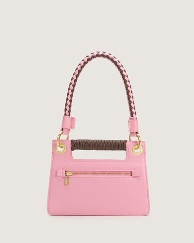 شنطة سوهاد النسائية جلد بلون وردي