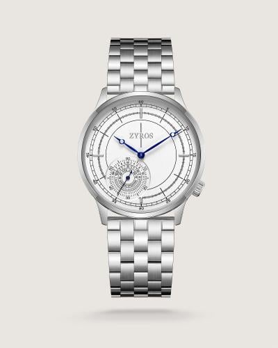 ساعة سند الرجالية ستيل بلون فضي