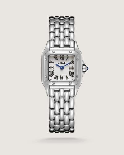 ساعة دفىء النسائية ستيل بلون فضي