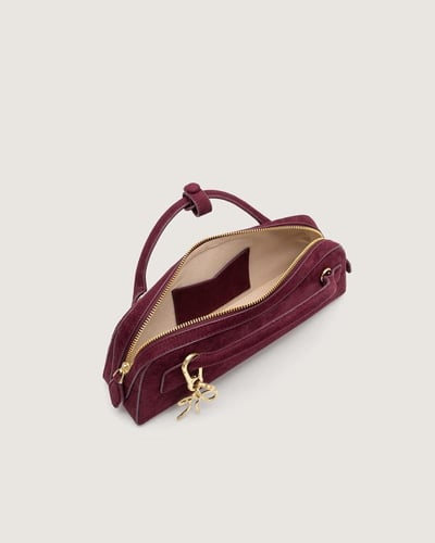 شنطة رحيق النسائية جلد بلون عودي