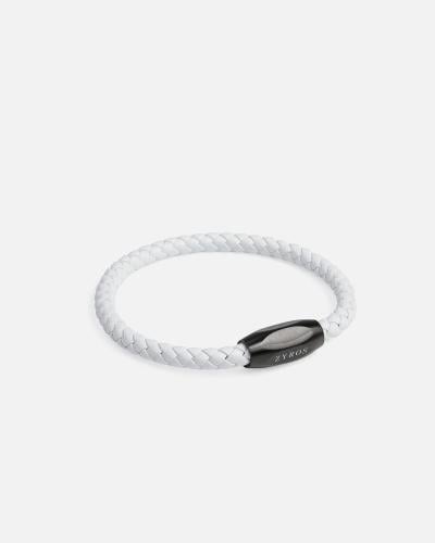 اسوارة رجالية بتصميم عملي بلون أبيض