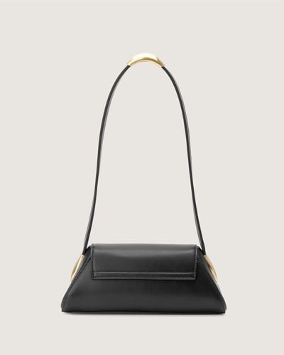 شنطة إمبريا النسائية جلد بلون أسود