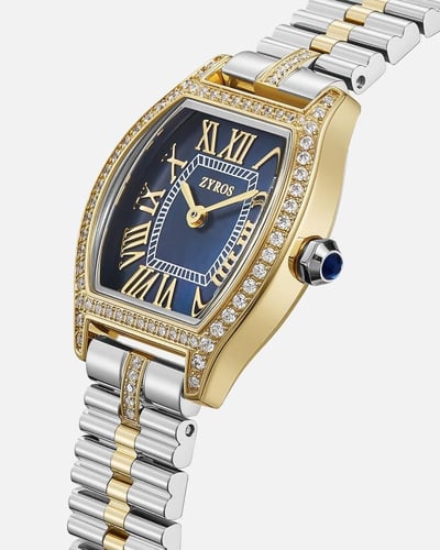 ساعة إمبيريال النسائية بلون ذهبي وفضي