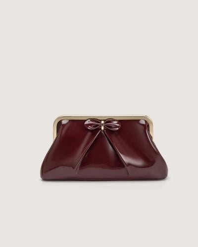 Naqawa Women's Leather Bag in Maroon