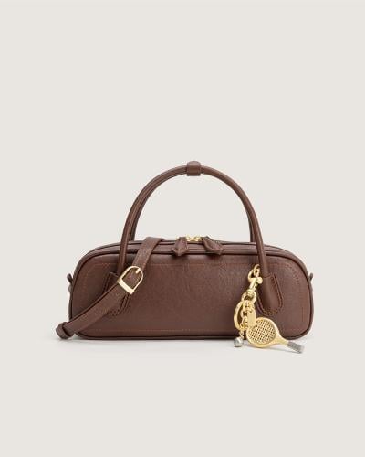 شنطة ثالورا النسائية جلد بلون بني