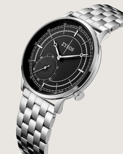 ساعة سند الرجالية ستيل بلون فضي