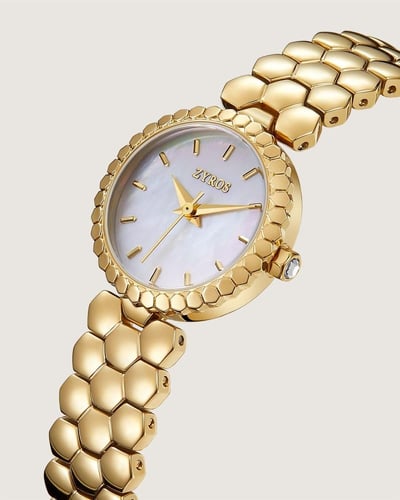 ساعة سدرة النسائية ستيل بلون ذهبي