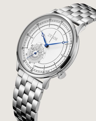 ساعة سند الرجالية ستيل بلون فضي