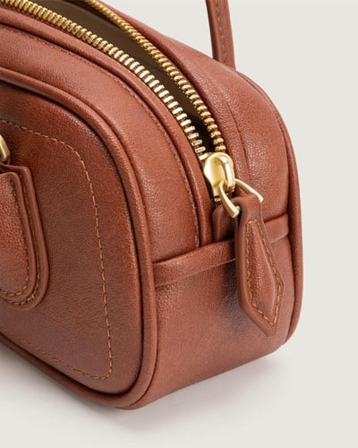 شنطة ثالورا النسائية جلد بلون بني