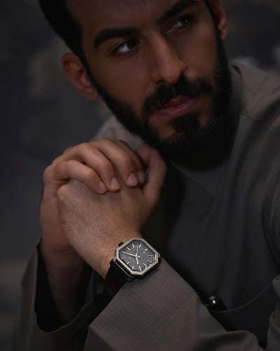 طقم هدية رجالي من ساعة وسبحة وقلم